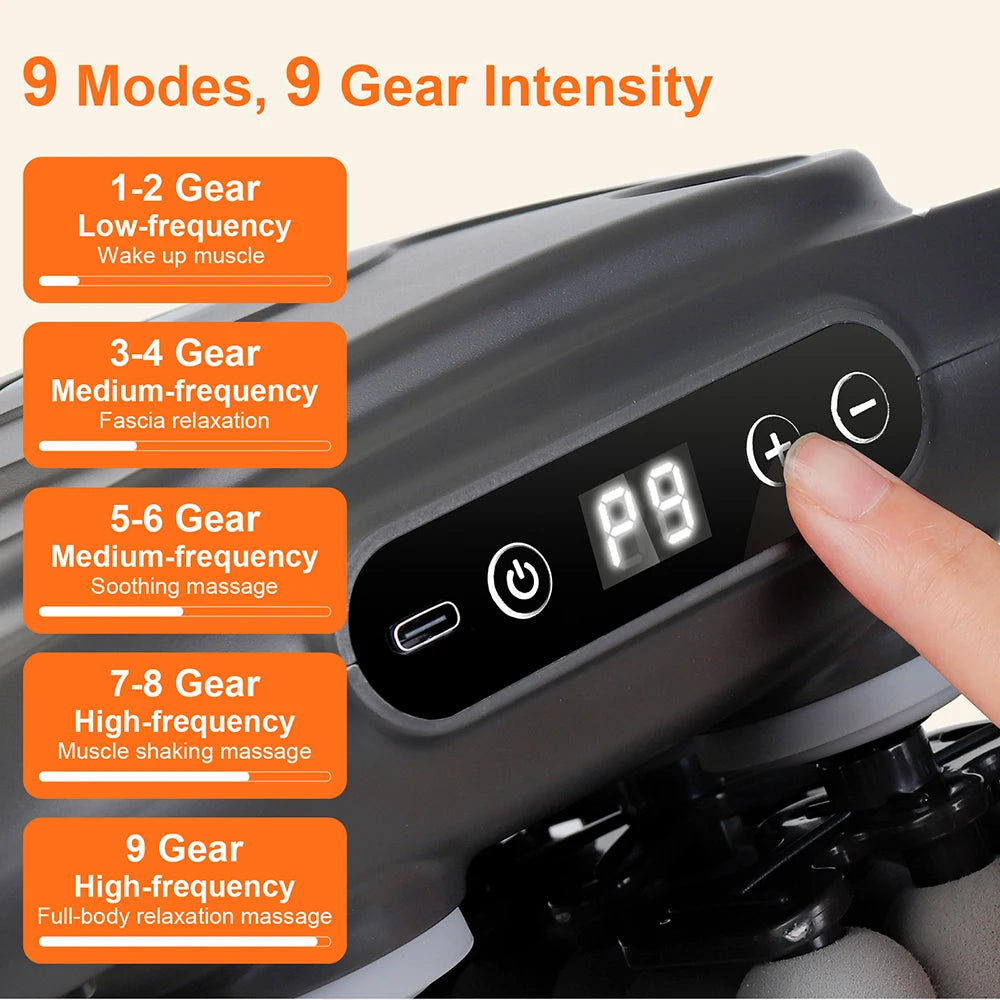 High-Frequency Vibration Body Massage Gun for Muscle Relief - Smarsty
