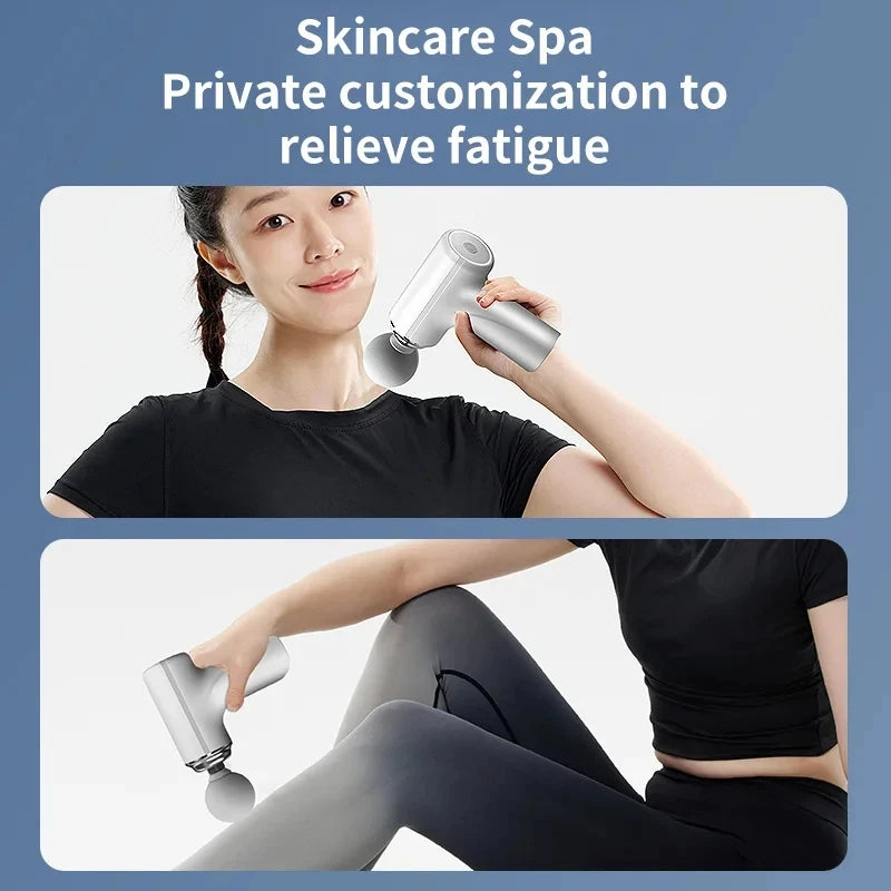 Portable Electric Massage Gun with Interchangeable Heads - Smarsty
