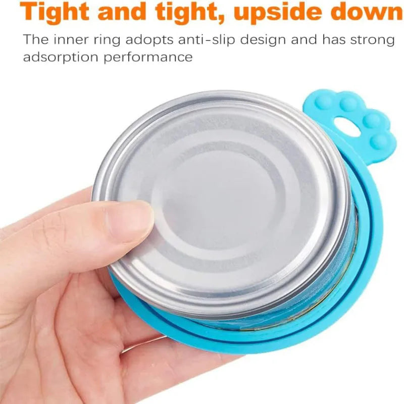 Reusable Pet Food Can Cover and Spoon Set - Smarsty