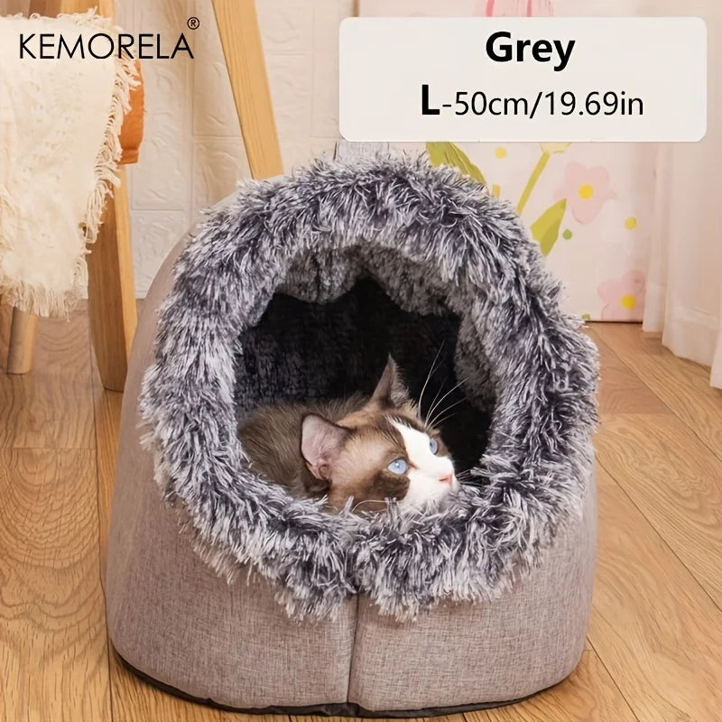 KEMORELA Portable Cat Bed With Warm Thick Design - Smarsty
