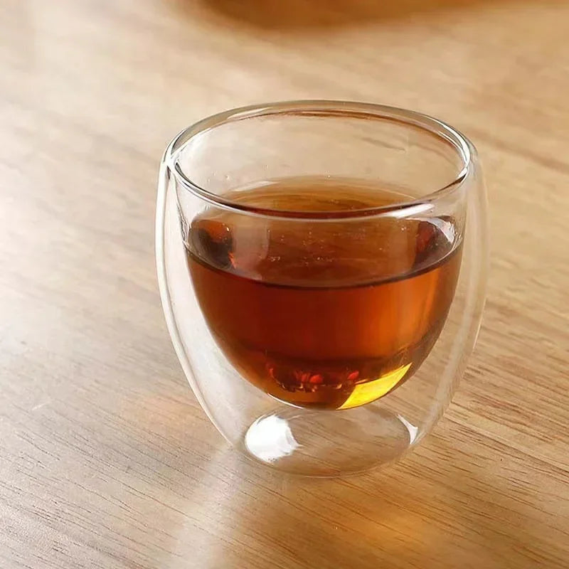 Double Wall Insulated Glass Mugs for Coffee and Tea - Smarsty