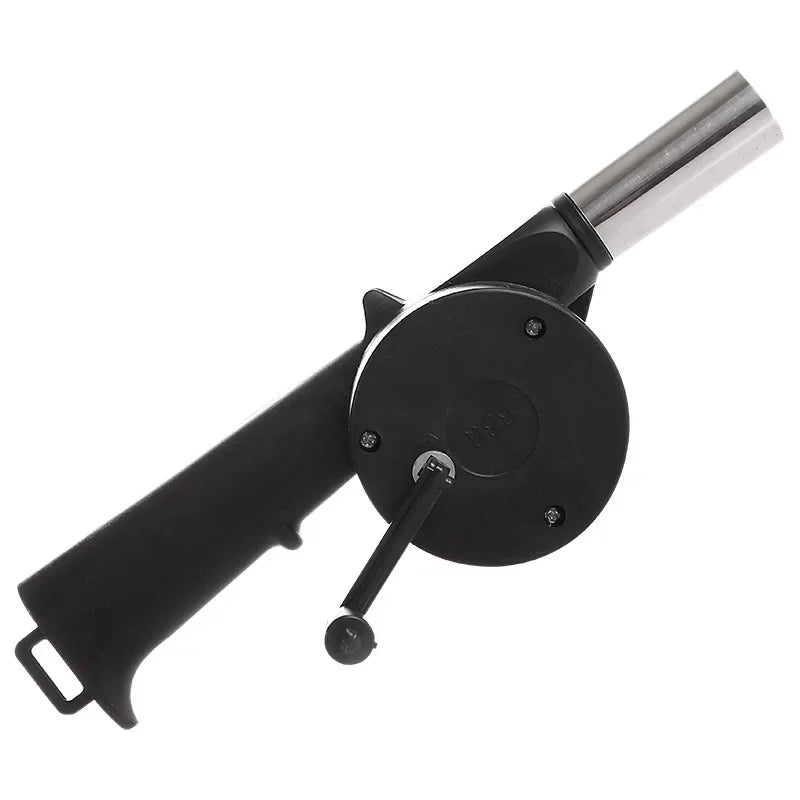 Portable Hand Crank Fan for Easy BBQ Fire Starting - Smarsty