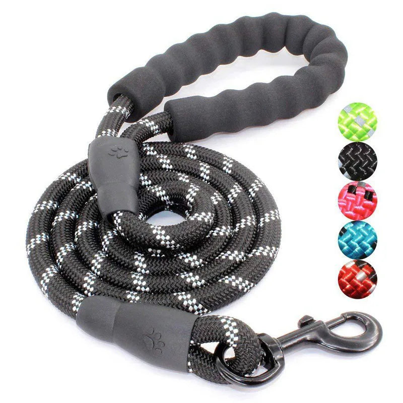 Reflective Dog Leash With Padded Handle For Safety - Smarsty