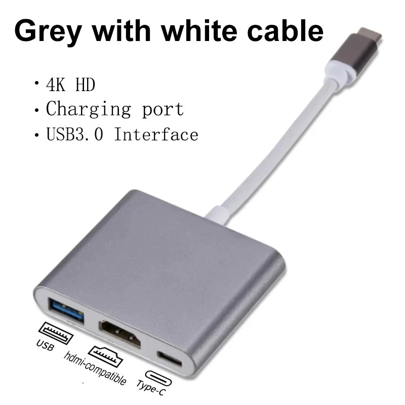 USB C Hub UltraHD HDMI Adapter Includes USB 3.0 Port