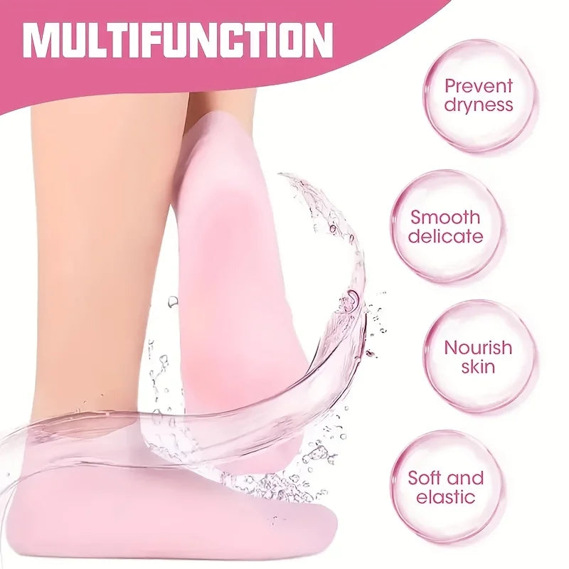Moisturizing Silicone Foot Socks for Cracked Feet - Smarsty