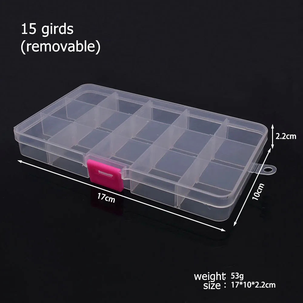 Plastic Jewelry Organizer Storage Box With Dividers - Smarsty