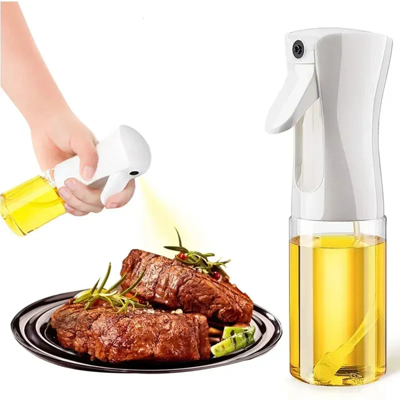 200/300/500mlOil Spray Plastic Household Kitchen Oil Spray Bottle Nebulizing Mist Filling Cooking Dual Use BBQ Camping Dispenser by Smarsty