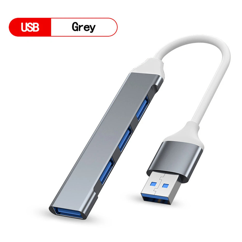 4 Port USB 3.0 Hub Ultra High Speed 5Gbps Transfer