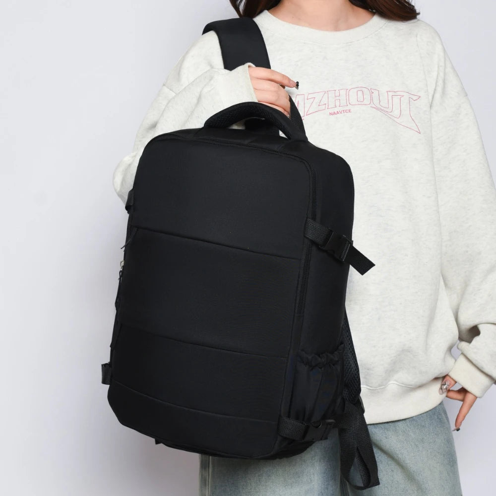 Couples Leisure Lightweight Backpack Travel Backpack Female New Backpack Student Schoolbag Large Capacity Travel Commuter Luggag - Smarsty