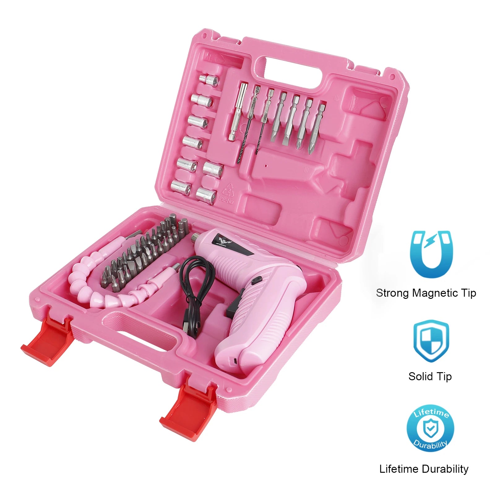 3.6V cordless drill rechargeable electric screwdriver, 3.5N · m maximum torque electric screwdriver, front LED light