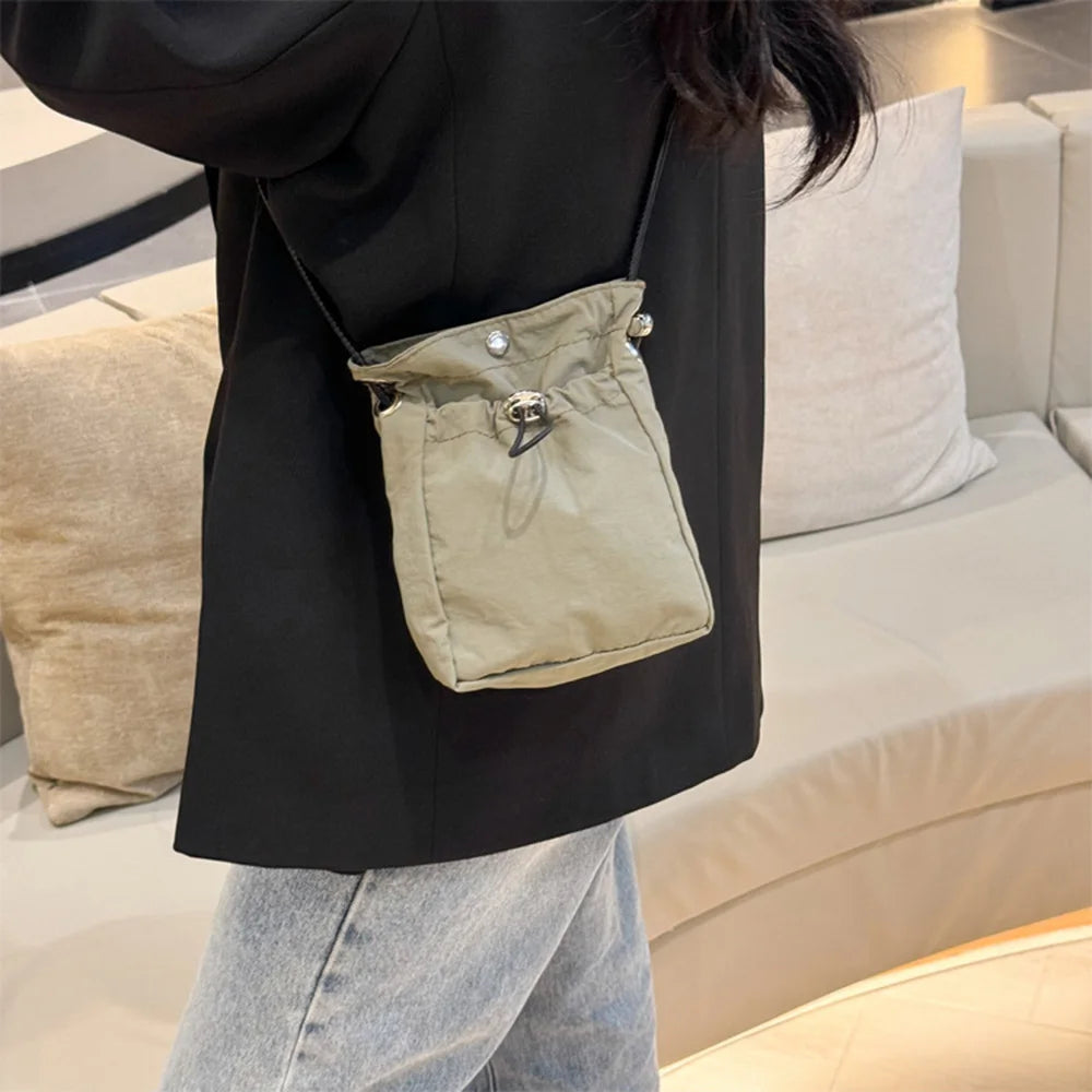 Nylon Crossbody Bag Mini Phone Wallet Multifunctional Purse - Smarsty