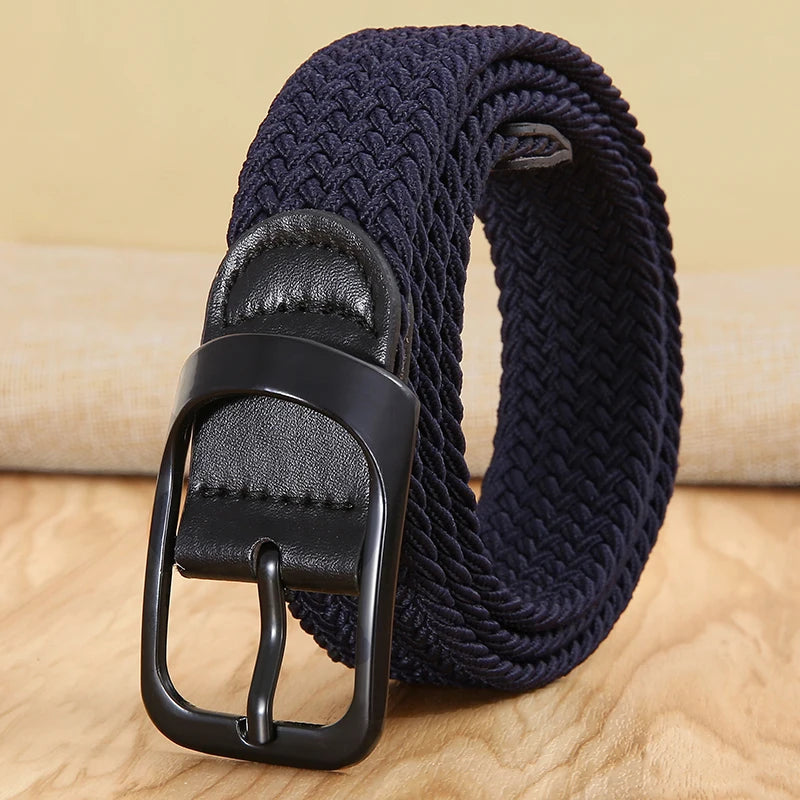 Elastic Stretch Canvas Belt for Men and Women Comfortable Fit - Smarsty