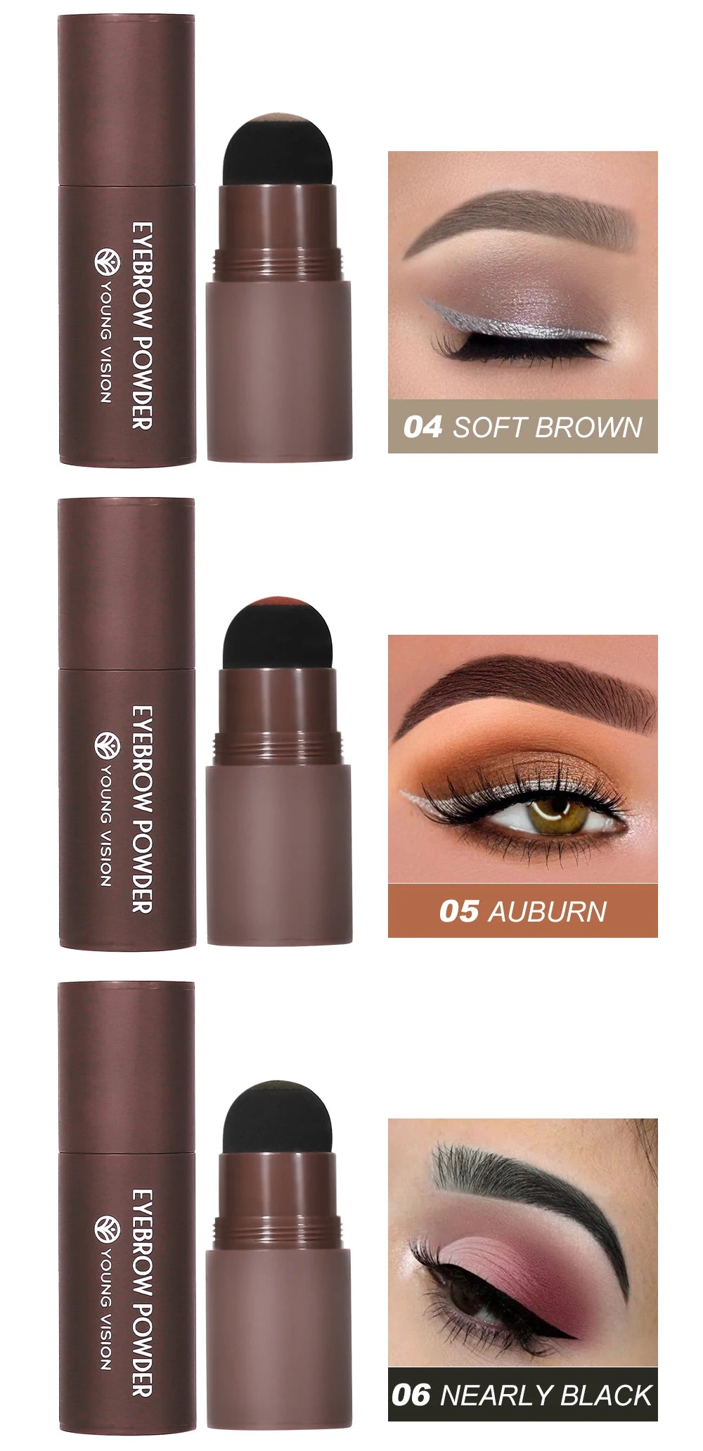 Eyebrow Stamp Stencil Kit for Long-Lasting Waterproof Makeup - Smarsty