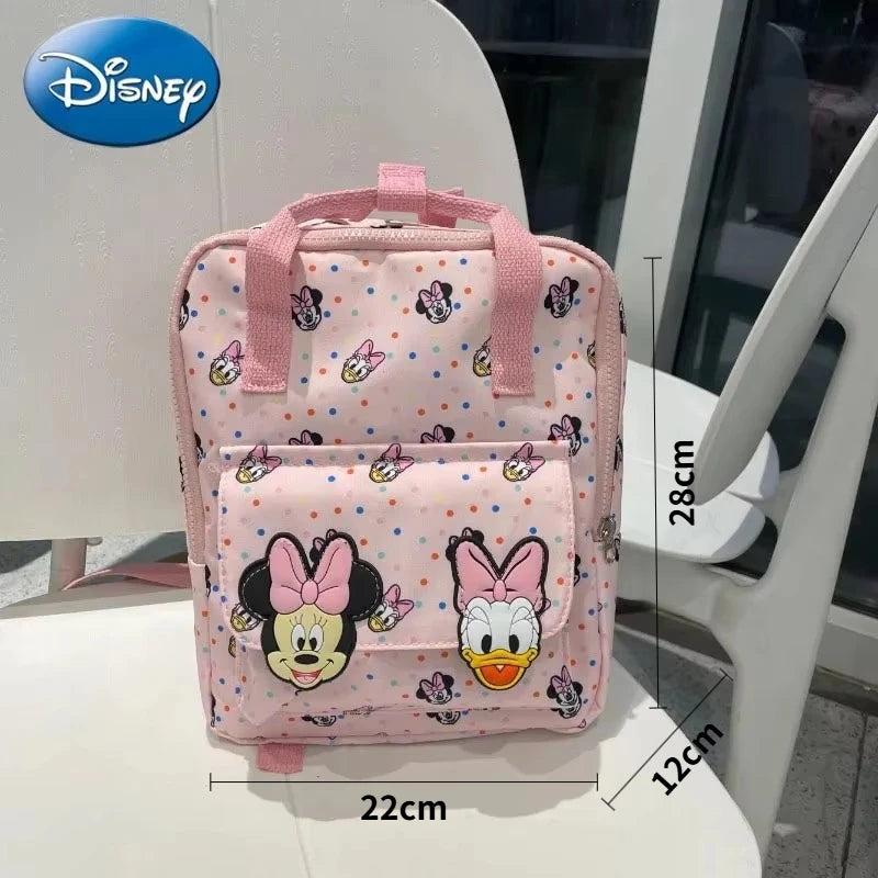 Mickey Mouse Canvas Backpack Large Capacity School Bag - Smarsty