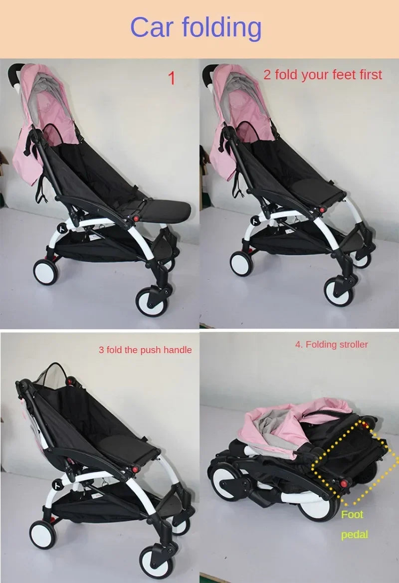 Baby Stroller Accessories Armrest for vovo yoyo 2 Yoya strollers , Pushchair Front Bumper Bars Universal Adjustable Handlebar by Smarsty