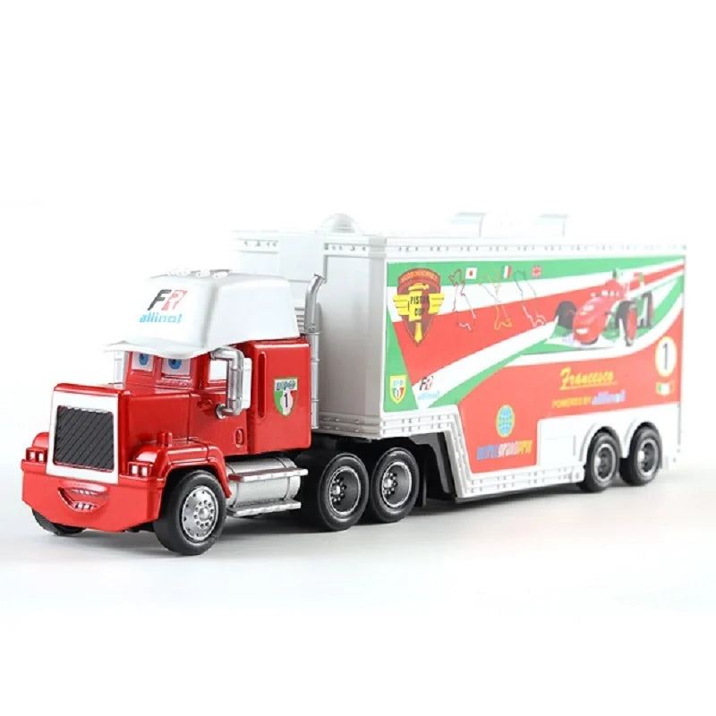 Disney Pixar Cars And Trucks Toy Set The King Cruz Lightning Mcqueen Mike Uncle 1/43 Diecast Model Trucks Toys Gift For Kids by Smarsty