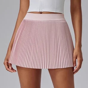 Floral Discount Sports Skirt for Women Quick-drying Badminton Tennis Trousers Skirt Fitness Half-body Pleated Skirt Shorts - Smarsty