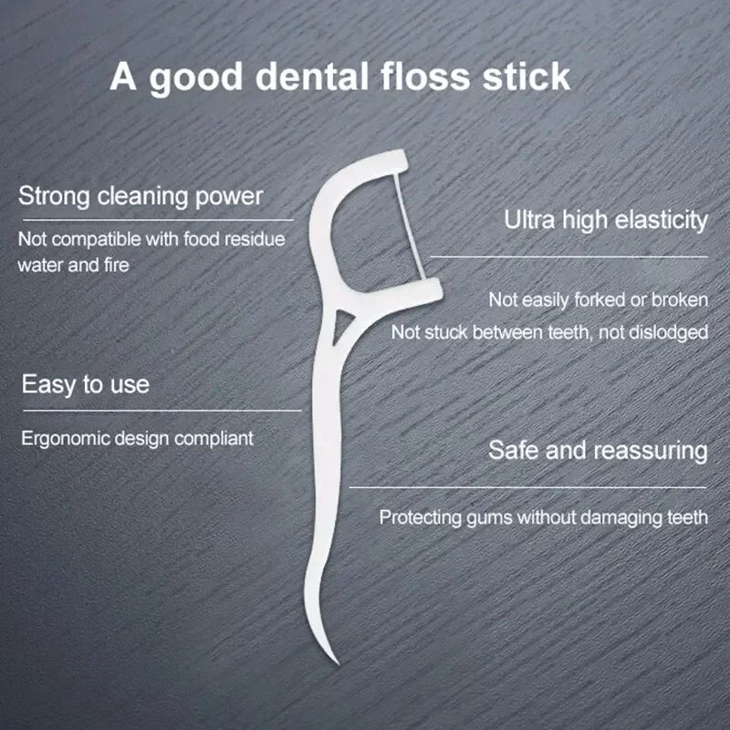 Disposable Dental Floss Sticks for Effective Oral Care - Smarsty