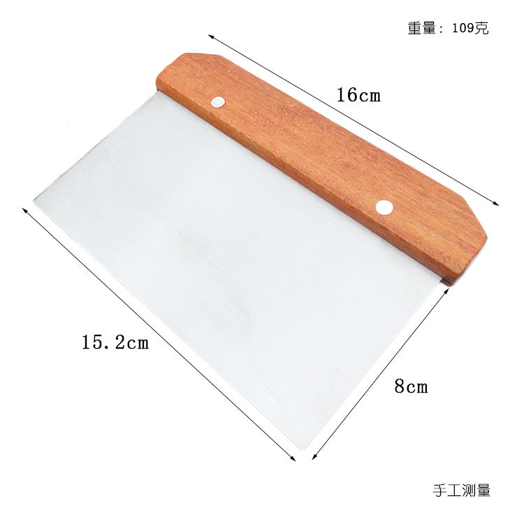 Stainless Steel Dough Scraper with Measuring Scale - Smarsty