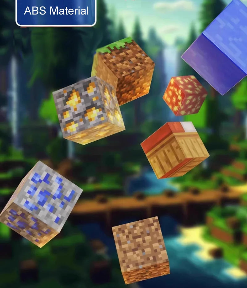 50-400pcs Mine Magnetic Building Block World Magnet Cube Set for Boys Girls Kid DIY Model Children Sensory Toy Christmas Gift - Smarsty