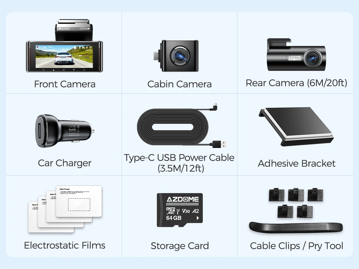 4K Dash Cam With GPS And Superior Night Vision Parking - Smarsty