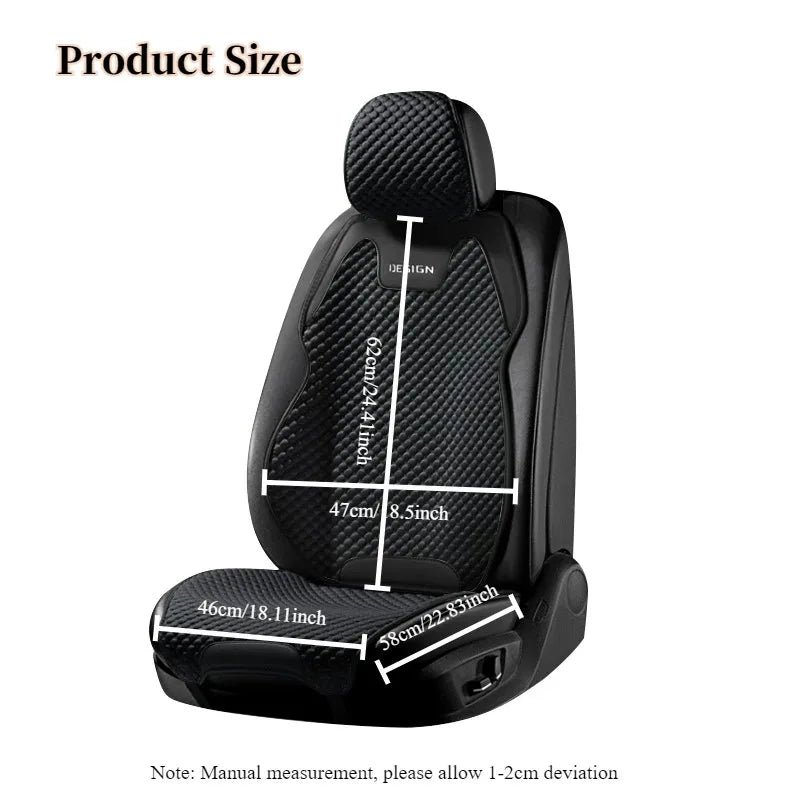 Ice Silk Car Seat Cushion Ventilated Front Seat Cover - Smarsty