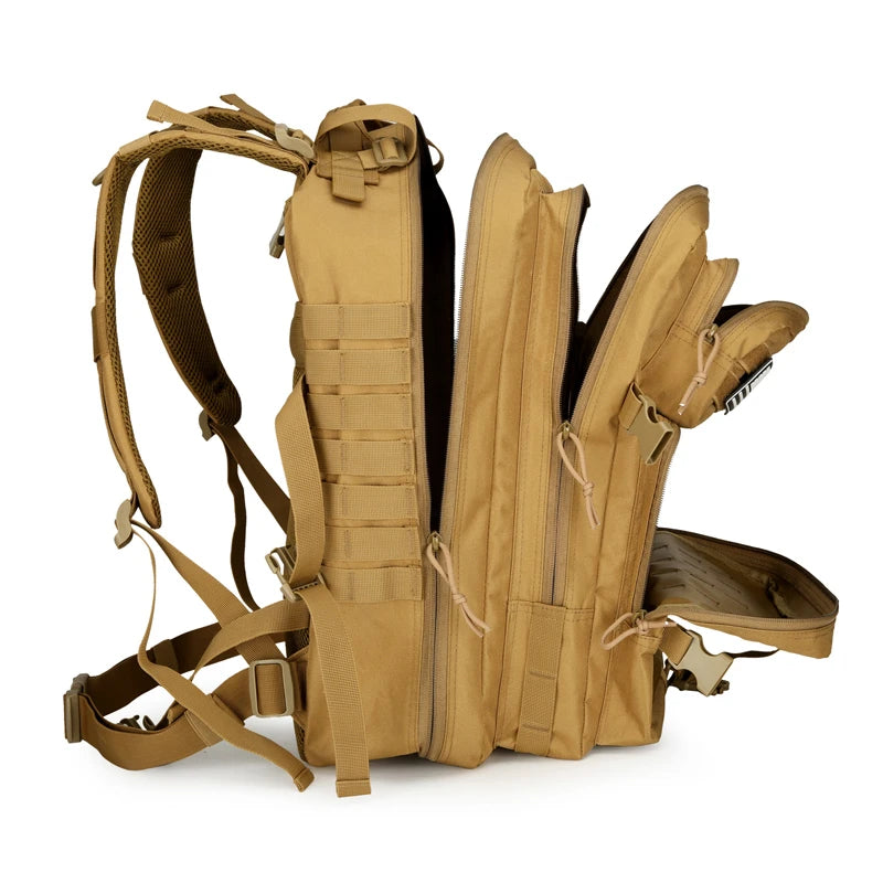 Hiking Backpack-Adjustable Shoulder Straps, Zipper Closure, Travel and Sports Backpack for Camping,Hiking,Cycling,Outdoor Sports - Smarsty