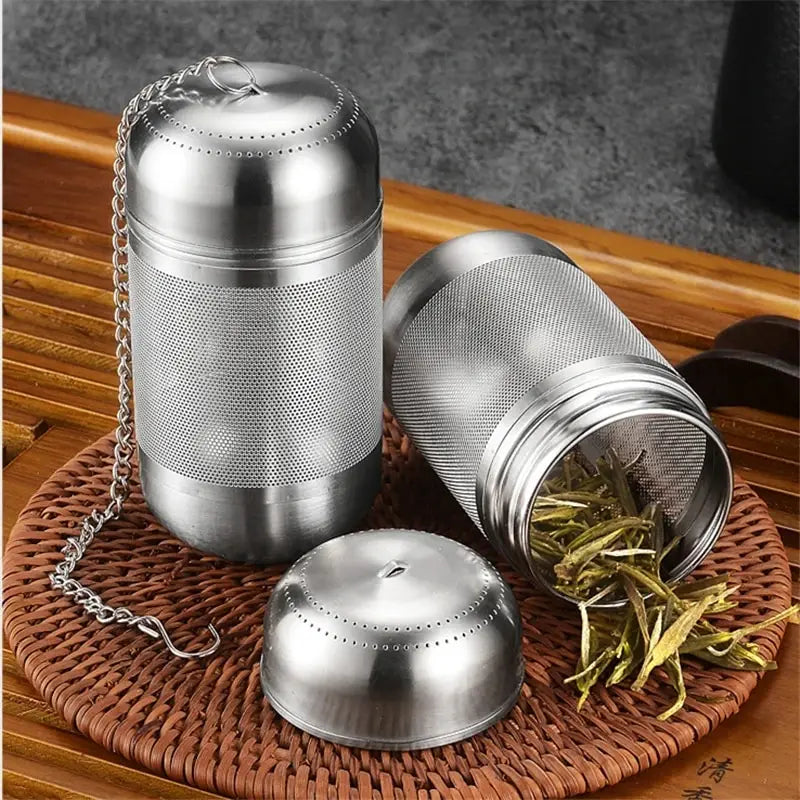 Tea Strainer Stainless Steel Tea Infuser Tea Leaves Spice Seasoning Ball Strainer Teapot Fine Mesh Coffee Filter Teaware - Smarsty