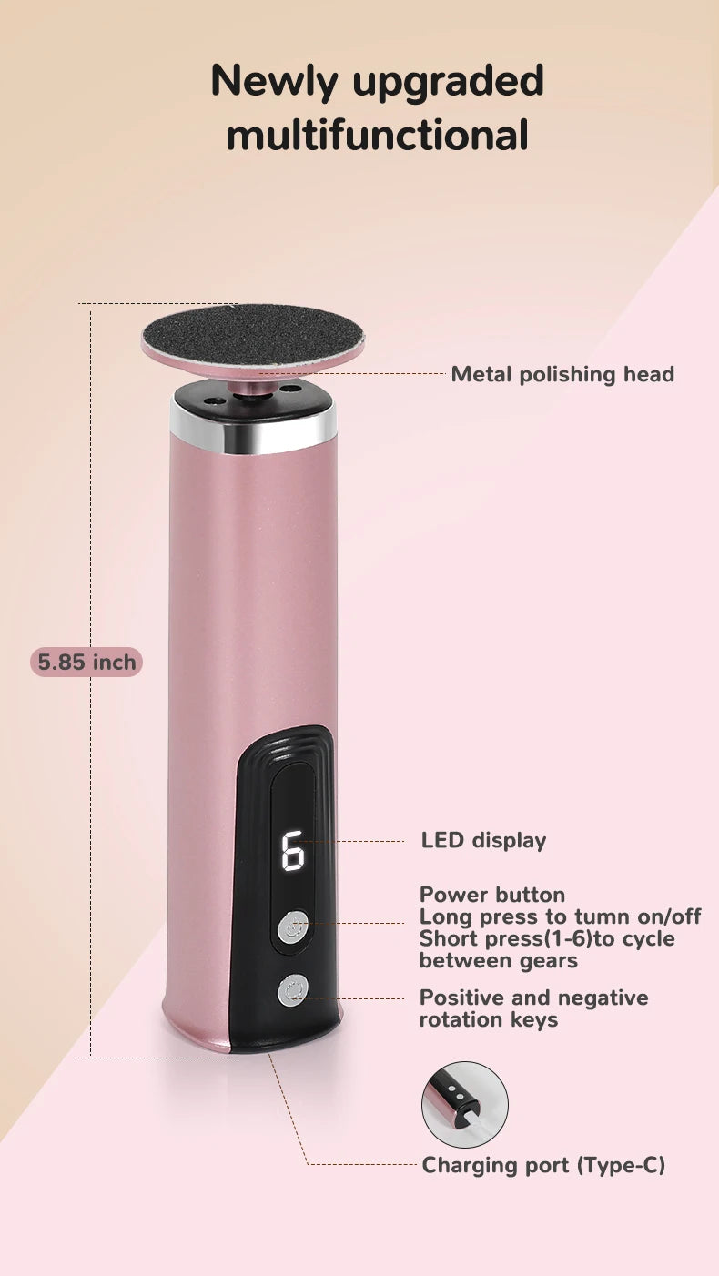 Wireless Electric Foot Callus Remover For Smooth Skin - Smarsty