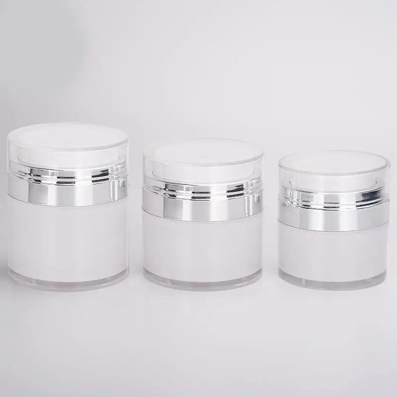 Airless Pump Jar for Makeup Lotion Refillable Container - Smarsty
