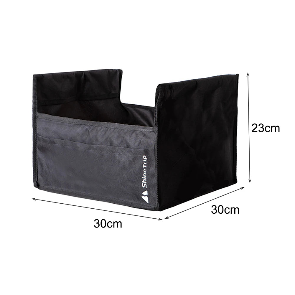 Outdoor Camping Storage Bag Large Capacity 600D Waterproof Oxford Foldable Bag with Front Pocket for Beach Table Accessories