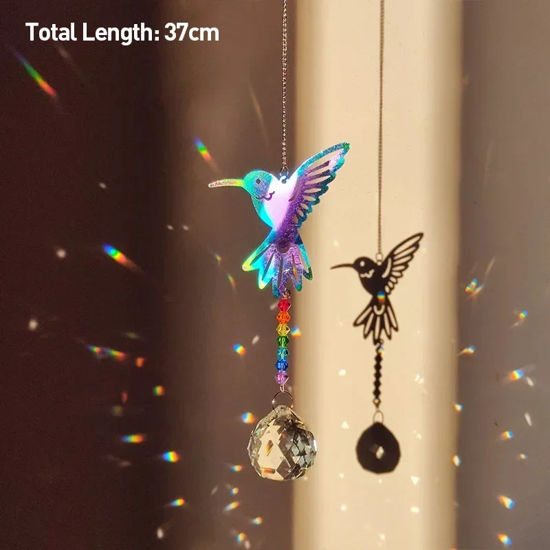 Colorful Crystal Pendant Suncatcher for Home Decoration - Smarsty