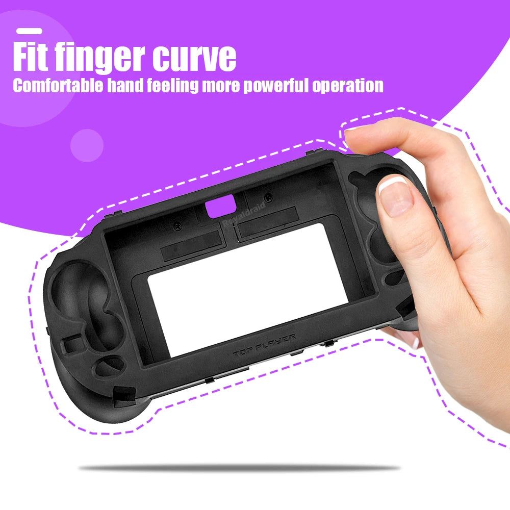 Black Hand Grip Case with L2 R2 Triggers for PS Vita - Smarsty