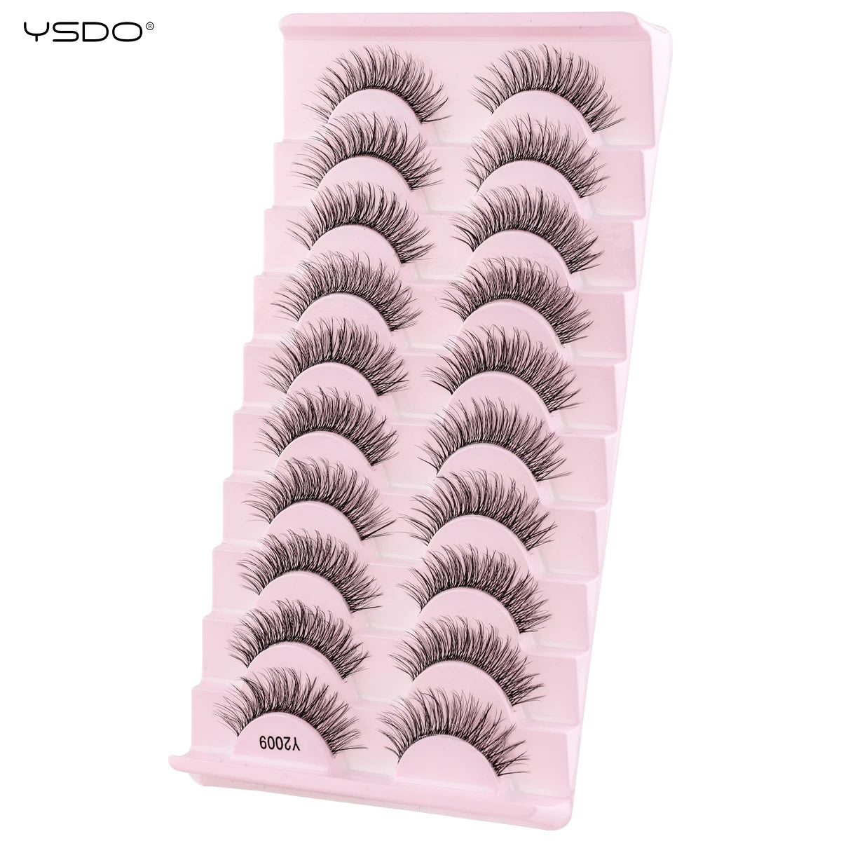 YSDO Natural Full Cat Eye False Eyelashes 3D Effect - Smarsty