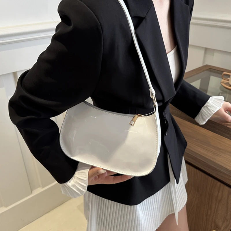 PU Leather Shoulder Bag For Women Retro Fashion Casual - Smarsty