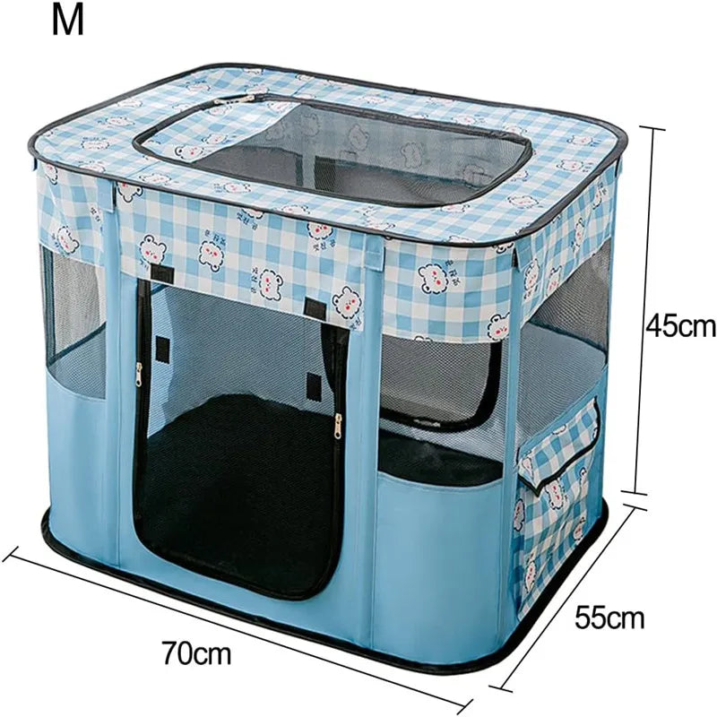 Cozy Folding Cat Bed Tent for Kittens - Smarsty