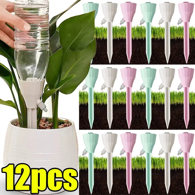 Adjustable Drip Irrigation System for Self Watering Plants - Smarsty