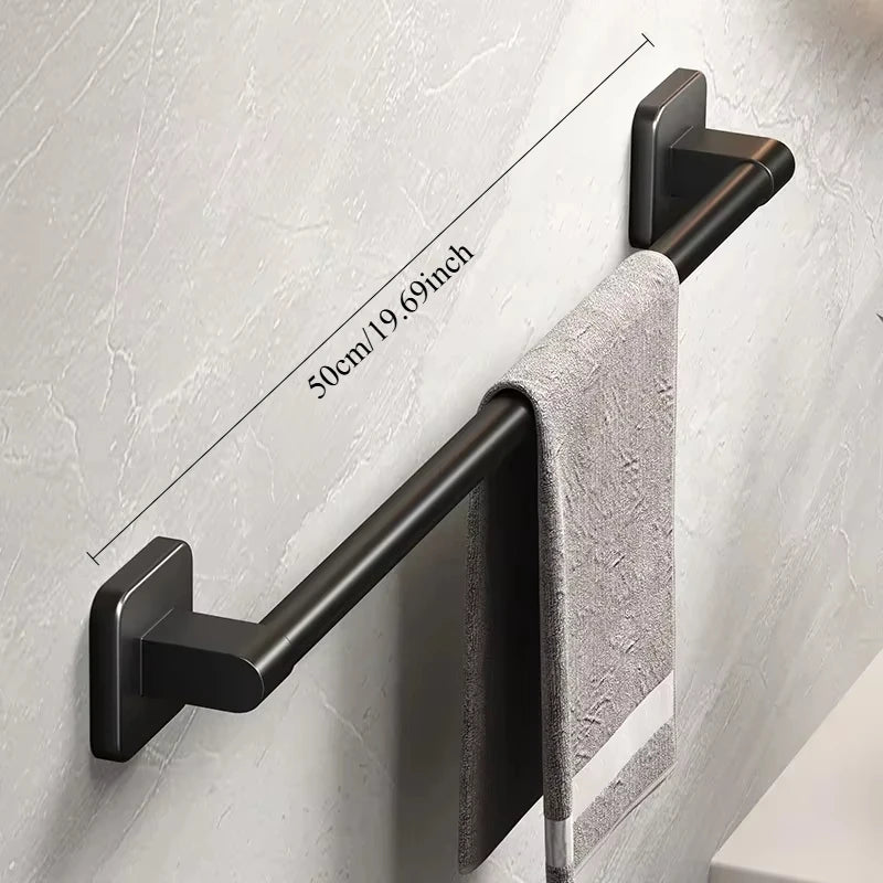 Self-Adhesive Bathroom Towel Rack Hooks for Easy Installation - Smarsty