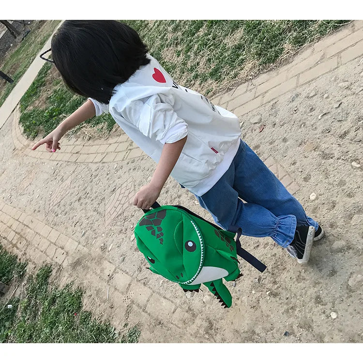 Dinosaur Kids Backpack Waterproof Oxford School Bag - Smarsty