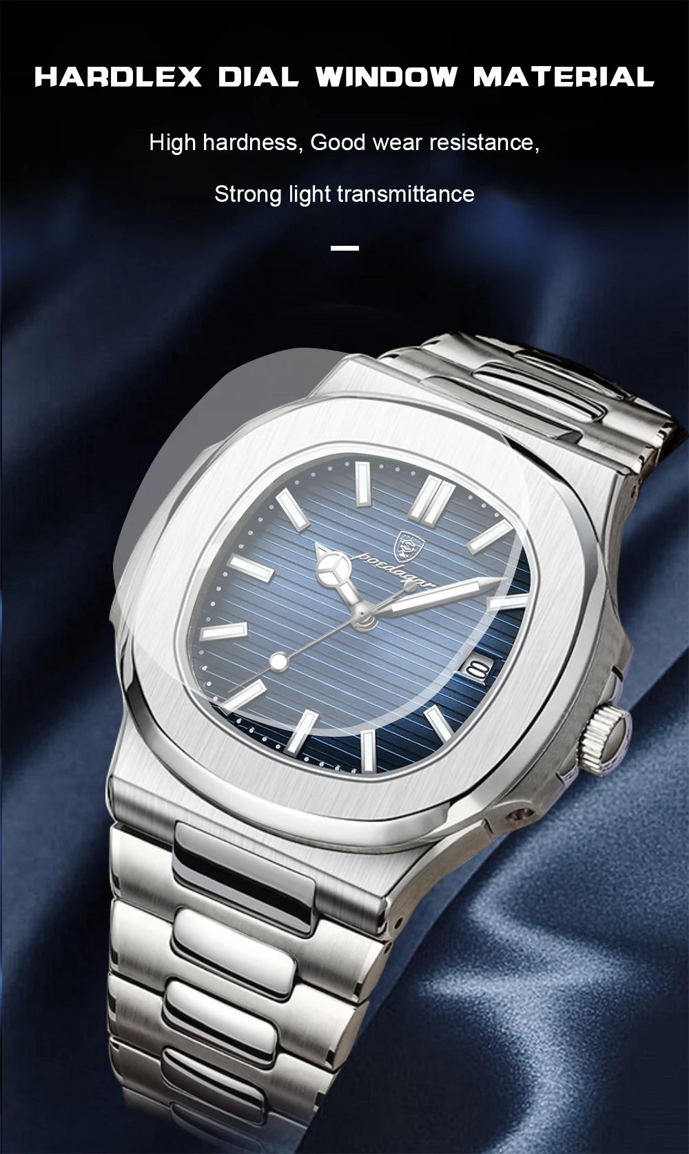 Luxury Waterproof Sports Watch with Luminous Dial - Smarsty