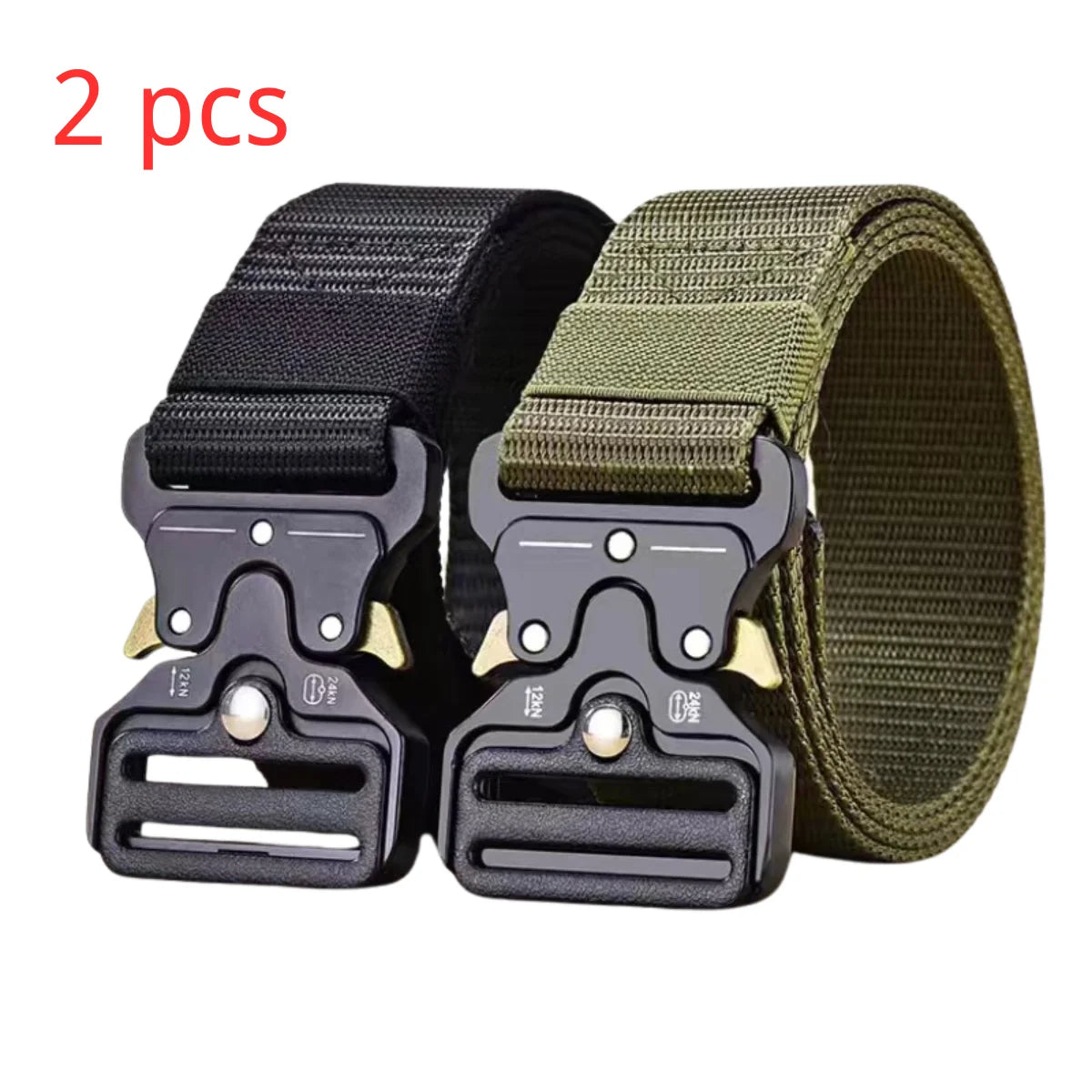 Tactical Canvas Belt Mens Military Outdoor Waistband - Smarsty