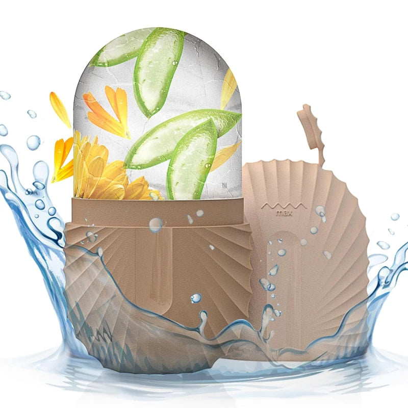 Silicone Ice Face Roller for Pore Reduction and Eye Puffiness - Smarsty