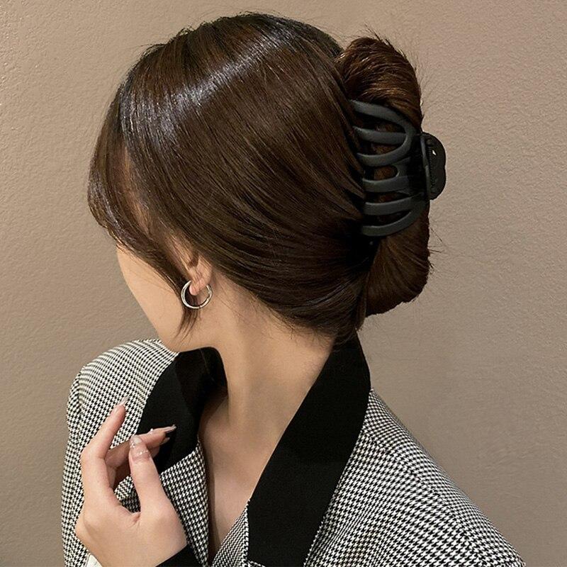 Korean Large Claw Clips For Thick Hair Strong Durable Grip - Smarsty