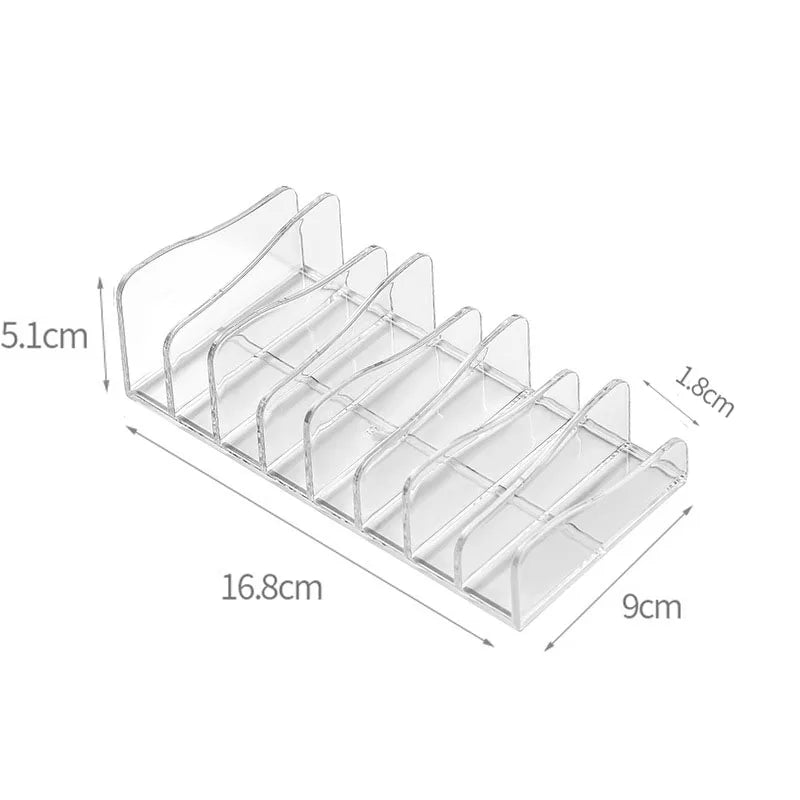 DVD/CD Organizer,Eyeshadow Palette Storage Tray Cosmetics Rack Makeup Tools Compartment Holder Sunglasses Storage Shelf by Smarsty