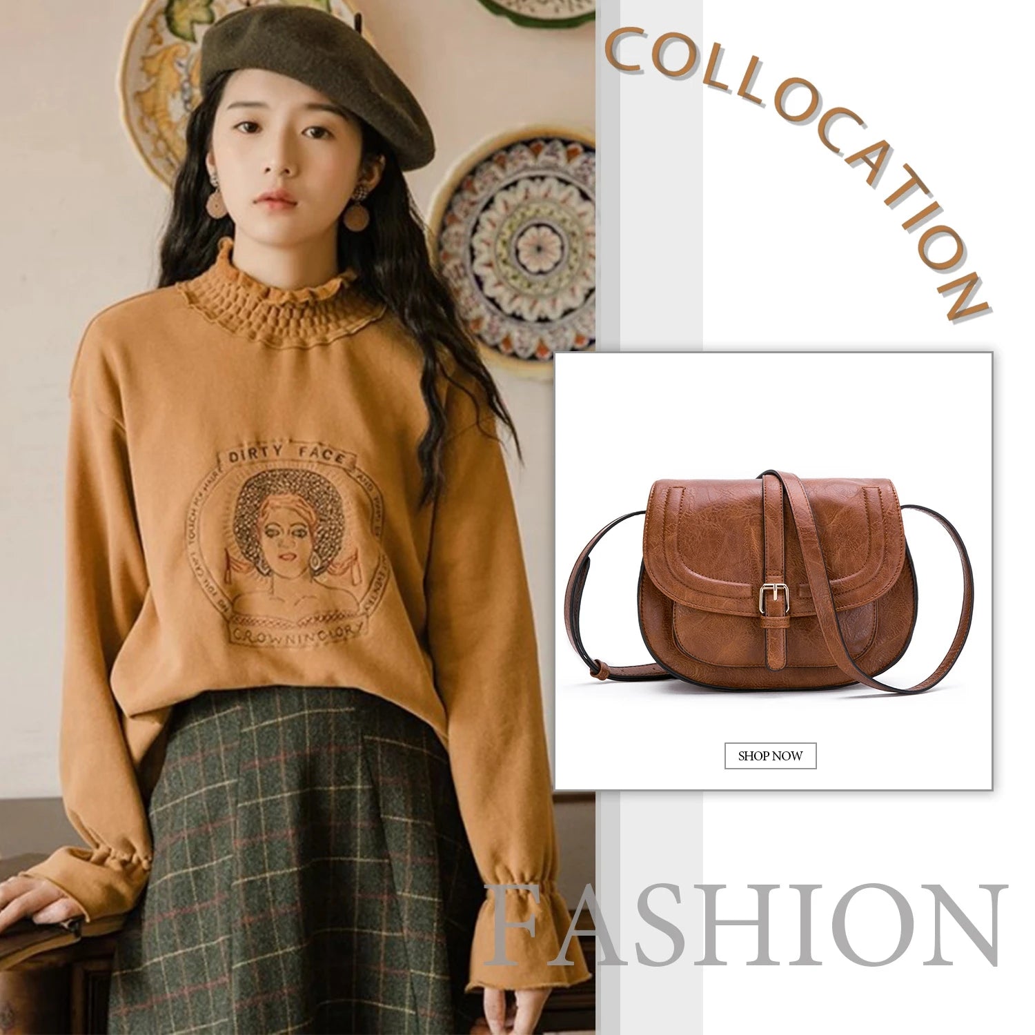 Boho Faux Leather Crossbody Bag For Women With Strap - Smarsty