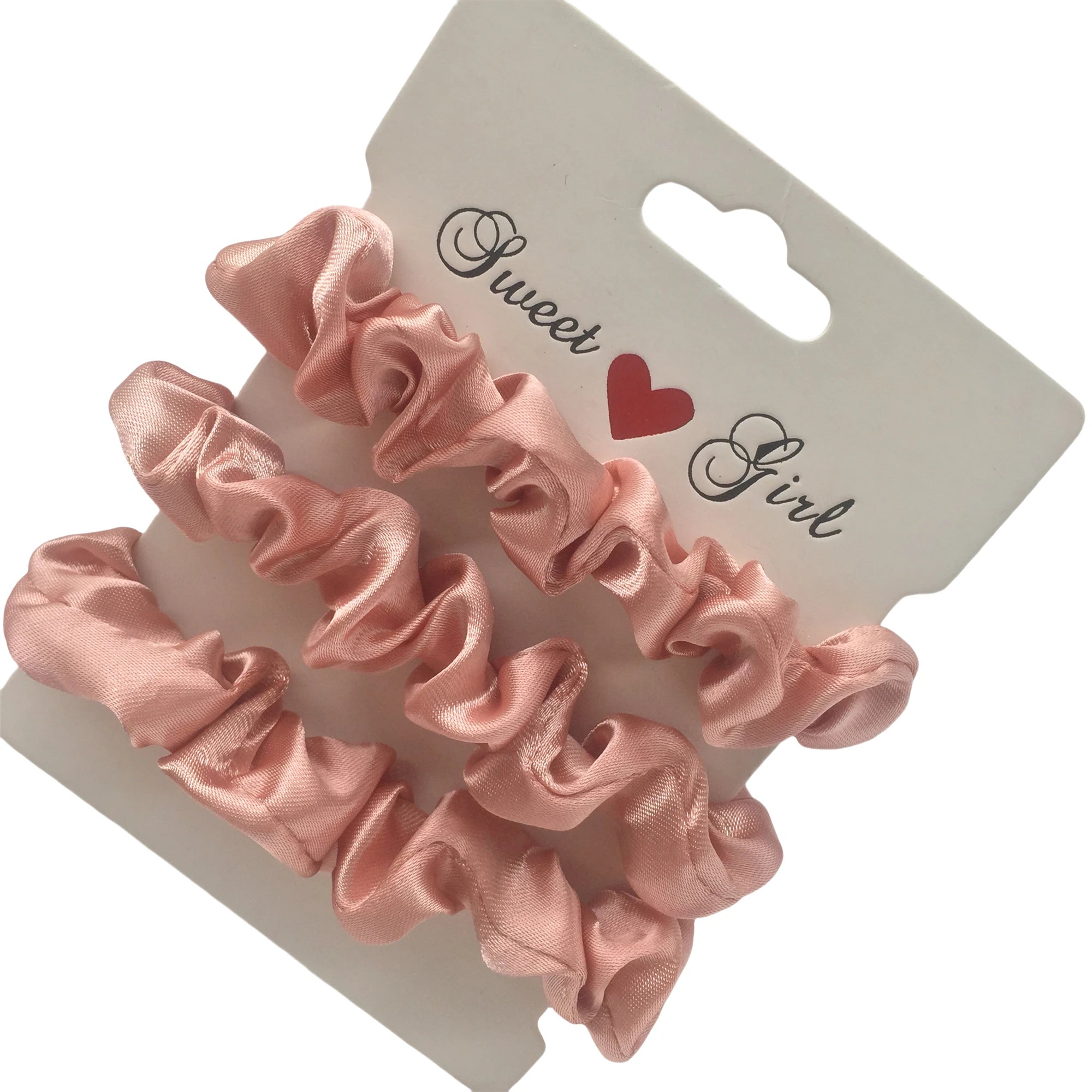 Silk Satin Scrunchies Set Gentle No Damage Hair Ties - Smarsty