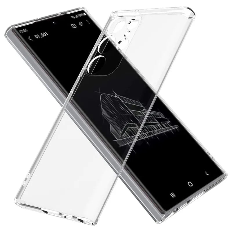 Soft Silicone Clear Case For Galaxy A53 Anti Fingerprint - Smarsty