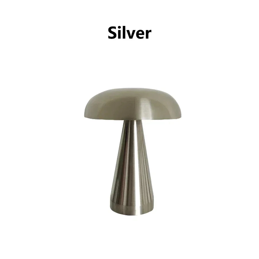 Retro Mushroom LED Touch Sensor Table Lamp for Bedroom Decor - Smarsty