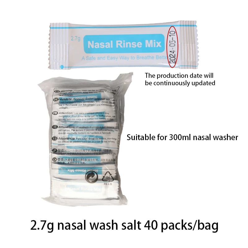 Nasal Irrigator Rinse Bottle for Allergy Relief - Smarsty