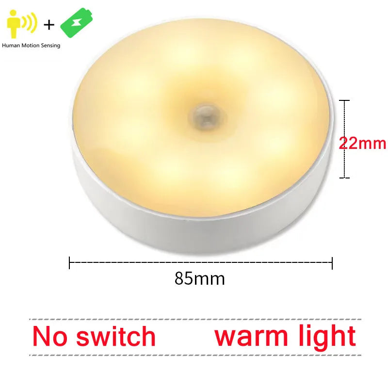Rechargeable Motion Sensor LED Night Light for Home - Smarsty